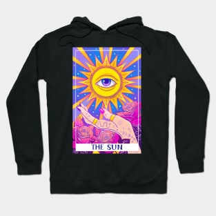 Tarot modern deck. Tarot card. The Sun Hoodie